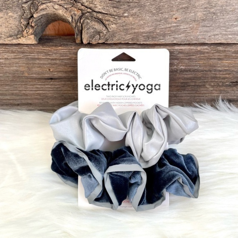 ELECTRIC YOGA | Scrunchies With Hidden Zipper Pocket